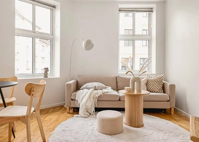 아파트 Centrally Located - Beautiful & Bright 베르겐